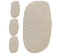 Vaguelly Protector de Puente para Violín y Viola Almohadillas de Piel Natural 4 Piezas Tamaño Pequeño Accesorios para Instrumentos de Cuerda en Prácticas y Presentaciones
