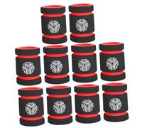 Vaguelly Protectores De Agarre Elásticos Para Tatuajes De Esponja 10 Unidades Diámetro 30 Mm Antideslizante Absorbente De Sudor Para Artistas De Tatuajes Uso Profesional Rojo
