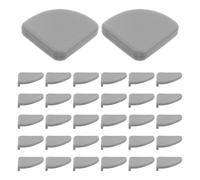 Vaguelly Protectores de Esquinas de Silicona 50 Unidades Anticolisión Gris, Amortiguación Segura Protección para Campanas Extractoras y Ventanas para Muebles y Encimeras de Cocina