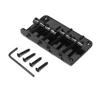 Vaguelly Puente De Guitarra De Cuerdas Puente Bajo Eléctrico Placa De Tensión Para Guitarra y Ukelele