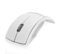 Vaguelly Ratón Inalámbrico Plegable Ultrafino De GHz con Diseño De Arco Ratón Óptico Inalámbrico para Portátil y Pc para Trabajo Oficina o Uso Doméstico