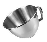 Vaguelly Recipiente para Mezclar de Acero Inoxidable batidora de pie tazón para Mezclar Fideos batidores colador Bol tazones para batidora tazón Mezclador de Acero Inoxidable Silver