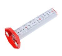 Vaguelly Regla de Nivelación Multifuncional Roja Magnetismo, Medidor de Contornos para Baldosas de Suelo y Techo, Herramienta Precisa para Nivelar Paredes y Pisos en Proyectos de Interior,