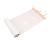 Vaguelly Regla Para Medir La Altura Infantil, Tabla De Crecimiento Colgante, Color Rosa, Material Lienzo Duradero, Para Habitaciones De Niños, Guarderías y Escuelas, Diseño Enrollable y Portátil