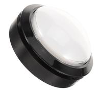 Vaguelly Reloj despertador parlante para ciegos de la hora y la semana Anuncia el botón de la máquina tragaperras divertido botón de juego de reemplazo botón de presión de zumbador blanco