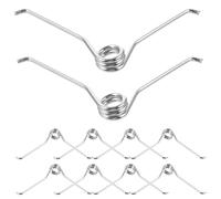 Vaguelly resortes de tijera para cortadora, resortes de podadora, 10 piezas, acero inoxidable, forma V, para jardinería, repuesto para tijeras de mano y tijeras de poda