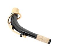Vaguelly Saxofón Cuello De Latón Repuesto De Accesorios Para Saxofonistas Conexión De Tubo De Boquilla De Saxofón