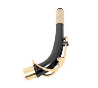 Vaguelly Saxófono Boquilla De Repuesto De Latón Curvado Kit De Mástil De Reemplazo Para Saxofón Accesorios Para Saxofón Actuaciones Musicales