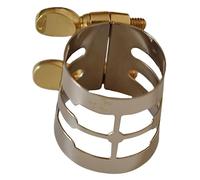 Vaguelly Saxófono Clip Para Saxofón Ligadura Metálica Clips Para Caña De Saxofón Abrazadera De Accesorios De Instrumento Uso Práctica