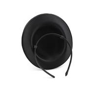 Vaguelly Sombrero Copa Negro Ligero y Duradero Para Fiestas y Celebraciones Tocado Creativo Para Cosplay y Eventos Temáticos De Carnaval
