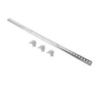 Vaguelly Soporte para Estantes de Refrigerador de Acero Inoxidable de 515 Mm 3 Clips de Soporte de Alta Resistencia, Abrazaderas para Congeladores y Refrigeradores, Accesorio para Fijación