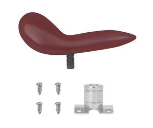 Vaguelly Soporte para Pulgar Rojo para Diseño Ergonómico y Base Desmontable de Metal y Abs, Alivio de Fatiga para Músicos
