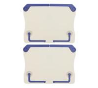 Vaguelly Soportes para Libros de Música Plegables de Escritorio 2 Unidades Portátiles Soporte para Partituras y Documentos y Lectura en Casa o Estudio 20,5 X