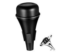 Vaguelly Sordina Pequeña Para Trombón y Trompeta De Plástico Resistente, Color Negro, Silenciador Compacto Para Práctica y Enseñanza De Instrumentos De Viento De Latón
