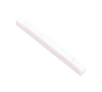 Vaguelly String Electric Guitar Bone Nut Slotted Cattle Bone Replacement Nut for Electric Guitars Slots for String Compatibility