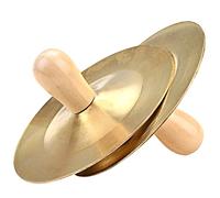 Vaguelly Tablas 2 Uds Platillos de Dedo Danza Vientre Latón Zills Fabricantes de Ruido Mini Niños Pequeños Platillos de Mano de Cobre Gong Banda Ritmo Percusión Instrumento Musical Juguete