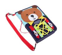 Vaguelly Tablero de Actividades Montessori, Juguetes para niños pequeños, Libro de Actividades, Juguetes sensoriales, Actividades educativas de Aprendizaje para niñas y niños, Aprendizaje de