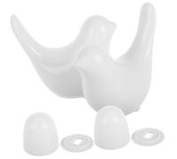 Vaguelly Tapa Decorativa para Tornillos de Inodoro Forma de Pájaro de Tornillo Práctica para Reparación de Inodoro Accesorio Decorativo para Baño Alta Durabilidad y Diseño