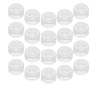 Vaguelly Tapas Protectoras para Botones de Pedal de Guitarra Eléctrica, 30 Piezas, Plástico Transparente, Cubiertas Antideslizantes para Perillas de Pedal de Efectos, Accesorios