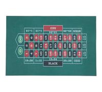 Vaguelly Tapete de Póquer Doble Cara de Fieltro Suave Plegable para Mesa de Juego, Alfombra Portátil para Reuniones Familiares, Fiestas Temáticas y Noches de Póker