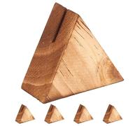 Vaguelly Tarjeteros de Madera, Soporte para baraja de Cartas, Paquete de 5 Piezas, para decoración de Cocina y Tarjetas de Visita