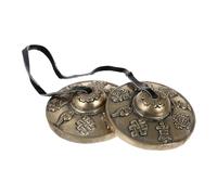 Vaguelly Tingsha De Cobre Para y Yoga Campana Hecha Mano Instrumento Espiritual Duradero Para Prácticas Budistas y Rituales