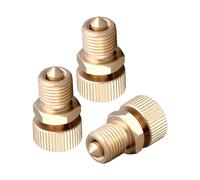 Vaguelly Tornillo de Purga de Aire Válvula de Alivio de Presión de Cobre para Bomba de Alta Presión 30 MPa 3 Piezas Accesorios para Bomba