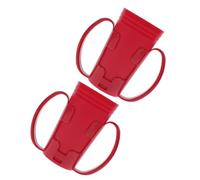 Vaguelly Vaso de Plástico Recortado para Disfagia Dos Asas, Diseño Estable para Pacientes Mayores en Entorno Hospitalario, 2 Unidades para Entrenamiento Médico Seguro
