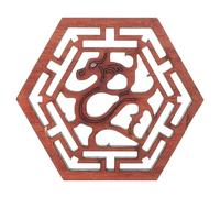 Vaguelly Ventana de Sonido para Erhu Marco de Violín Chino Forma de Dragón de Violín de Cuerdas Accesorios para Instrumentos Repuesto para Ventanas de Sonido de Erhu