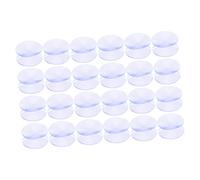 Vaguelly Ventosas Transparentes de Doble Cara para Vidrio Antideslizantes 24 Piezas 10X30Mm para Mesas de Vidrio y Jaboneras