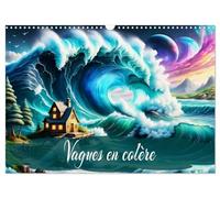 Vagues en colère (Calendrier mural 2026 DIN A3 vertical), CALVENDO calendrier mensuel: Danse des vagues de l'océan, force inspirante de la nature.