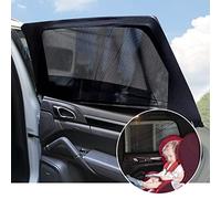 VAGURFO 2 Pack Unique Design Full Window Cover for Side Windows and Back, Car Accessories Sun Shades Sun Shade Privacy Protect for Toddler Kids