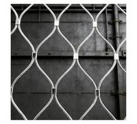 VagxTbs Cerca Anticaída De Gran Altitud Malla Flexible Inoxidable Seguridad Para Jaulas Zoológico Red Cuerda De Acero Inoxidable Protección Para Balcones(1x10m/3.3x32.8ft)