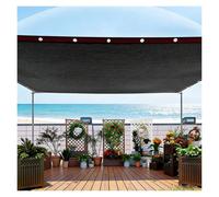 VagxTbs Chicken Coop Shade Cover, Sturdy Sunblock Mesh Tarp with Grommets For Patio Plants Greenhouse Kennel Porch Pergola Greenhouse Car Barn Kennel Black