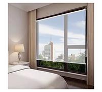 VagxTbs Cortinas Enrollables para Ventana de Tela Impermeable, Lona de PVC Fácil de Instalar para Dormitorios, Sala de Estar, baño, Oficina(110x200cm)