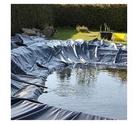 VagxTbs Lona precortada Flexible for Estanque, 8 mil de Grosor Revestimiento for Estanque de jardín con HDPE Reforzado for Piscina doméstica(3x12m/9.8x39.4ft)