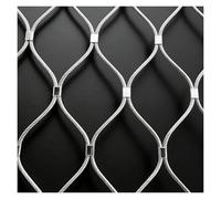 VagxTbs Red Cuerda Acero Inoxidable Malla Metálica Tejida Valla Jardín Protección Para Balcones Malla Alambre Flexible Red Metalica Anticaída Red Para Balcón(0.8x2m/2.6x6.6ft)