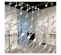 VagxTbs Red Metalica Anticaída Malla Protectora Para Balcón Red De Prevención De Caídas Malla De Seguridad De Escalera Seguridad Para Balcón Red Antirrobo(0.8x2m/2.6x6.6ft)