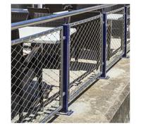 VagxTbs Seguridad Para Jaulas Zoológico Protección Para Balcones Red De Cuerda De Acero Inoxidable Malla Metálica Tejida Malla Alambre Flexible(1.5x4m/4.92x13.12ft)