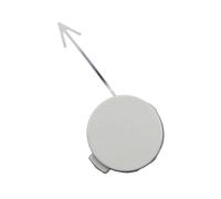 VAHAKKRMVM Cubierta del Gancho de Remolque para Golf 6 MK6 2009-2013 Cubierta Enganche Remolque Parachoques Delantero Cubierta Gancho 5K0807241 5K0807241(Blanco)