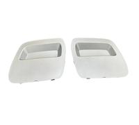 VAHAKKRMVM Cubierta Gancho Remolque para Dacia para Duster 2018-2021 Izquierda Derecha 2 Piezas Juego Gris O Negro 620721430R 620724861R 511802392R Parachoques Delantero Barra Cubierta(Conjunto Gris)