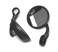 VAHAKKRMVM Espejos de Motocicleta para Zontes G1-125 G2-125 Gk125 Gk155 Gk350 Espejos Laterales Manija Inversión Plegable del Ángulo Motocicleta(un par)