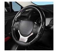 VAHAKKRMVM Funda Para Volante Coche 36 Cm Antideslizante Para Tarjetas Deportivas Funda Protectora Para El Manillar Coche Tipo D(Negro)