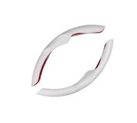 VAHAKKRMVM Funda Para Volante Coche Deportivo 38 Cm Antideslizante Tipo D(Blanco)