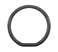 VAHAKKRMVM Funda Protectora Para Volante Coche 14.5 15.5 Pulgadas Funda Universal Para Volante Piezas Interiores(D Fibra de carbono negra)