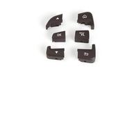 VAHAKKRMVM Para Mercedes Para Benz W205 W253 2015-2021 Cubierta Botón Volante Multifuncional Control Crucero Por Teléfono Volumen(Marrón izquierdo)