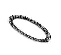 VAHAKKRMVM Para Para Focus 2 3 4 Para Fiesta Para Mondeo Para Ecosport Para Escape Decoración Volante Anillo Cubierta Marco Embellecedor(Fibra de carbon)