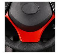 VAHAKKRMVM Para Toyota CHR C-HR 2016 2017 2018 2019 2020 Cubierta Marco Botón Volante Automóvil Embellecedor Accesorios Interiores Automóvil(ROJO)