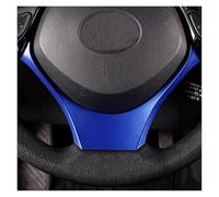 VAHAKKRMVM Para Toyota CHR C-HR 2016 2017 2018 2019 2020 Cubierta Marco Botón Volante Automóvil Embellecedor Accesorios Interiores Automóvil(AZUL)