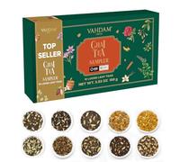 VAHDAM, Caja De Regalo Surtida De Té Chai - (10 Sabores) Caja De Infusión De Té Con 10 Mezclas De Indio Masala Chai | Surtido De Regalos De Té Para Mujeres Y Hombres